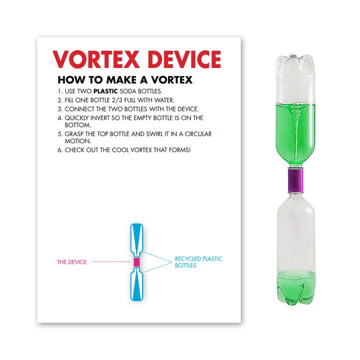 Copernicus Toys - Wholesale Toy Set - Kids - Vortex Device | Compact Curiosities Tornado Science Demo1