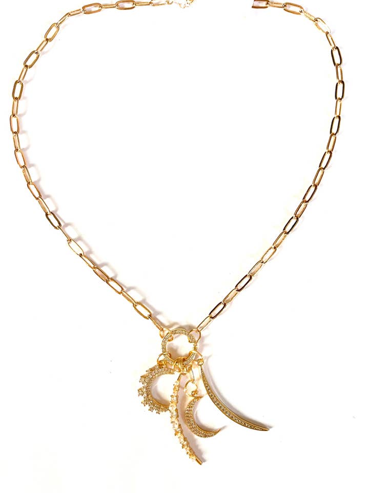 Colar Encantos da Lua por atacado de Alyse Dawn