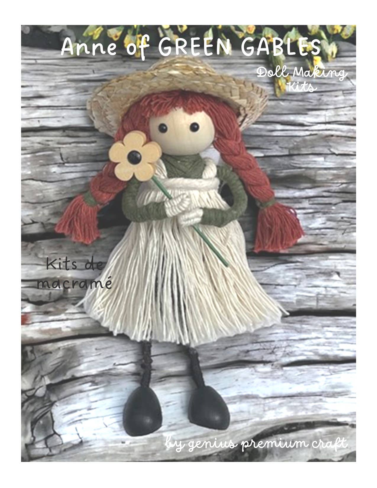 Genius Premium Craft - Vente Kit de bricolage - Kit de bricolage sans couture Anne aux pignons verts5