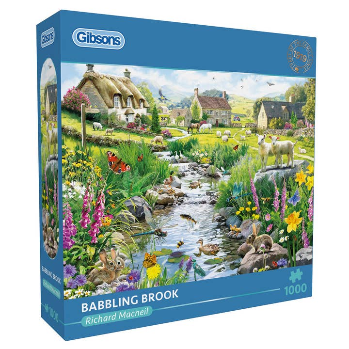 Babbling Brook 1000 Piece Jigsaw Puzzle for wholesale by Gibsons Games Ltd