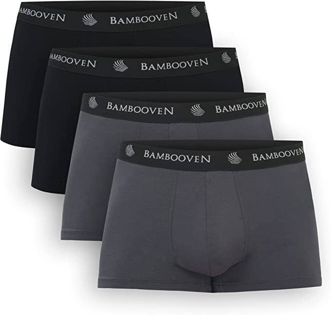 Bambooven - Vente Sous-vêtements – homme - Boxers homme en bambou avec poche de soutien, lot de 412