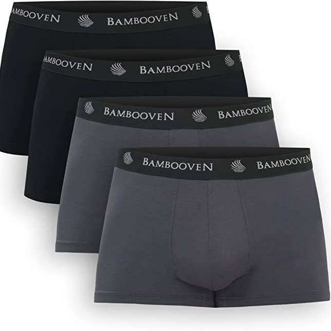 Bambooven - Wholesale Underwear - Men's - Men’s Bamboo Trunks with Pouch 4-Pack12