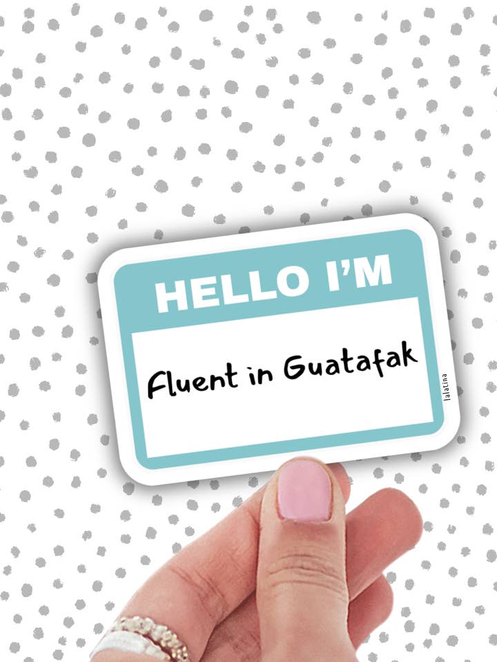 Autocolante engraçado de latina, decalque spanglish para portátil por atacado de Lalatina Shop