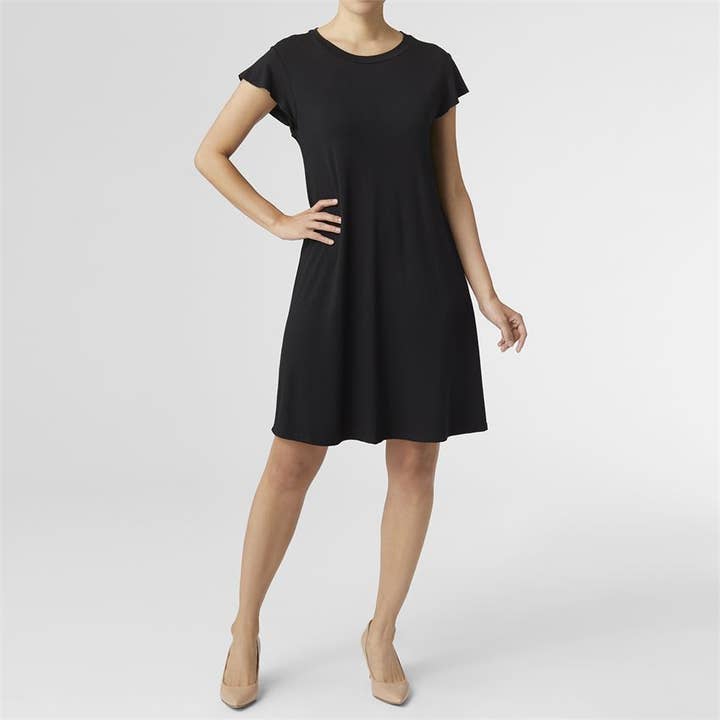 COCO + CARMEN - Wholesale Dress - Women's - Francis Flutter Sleeve Dress