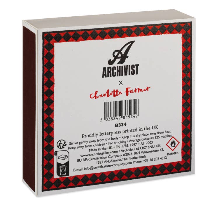 Archivist Gallery | UK - Wholesale Matches - Staffordshire Figure | Square Matchboxes1