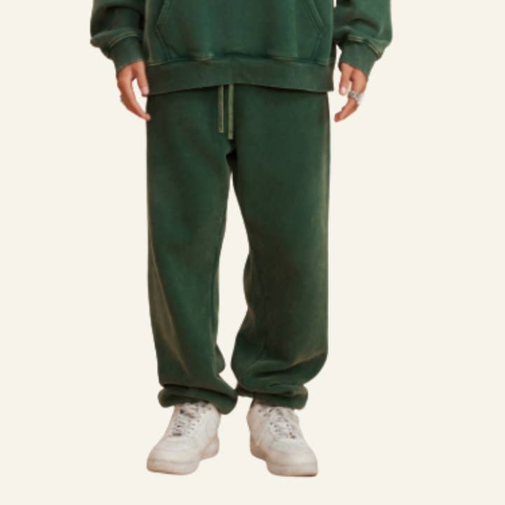 Men's Waist Drawstring Cuffed Sweatpants for wholesale by particleactive