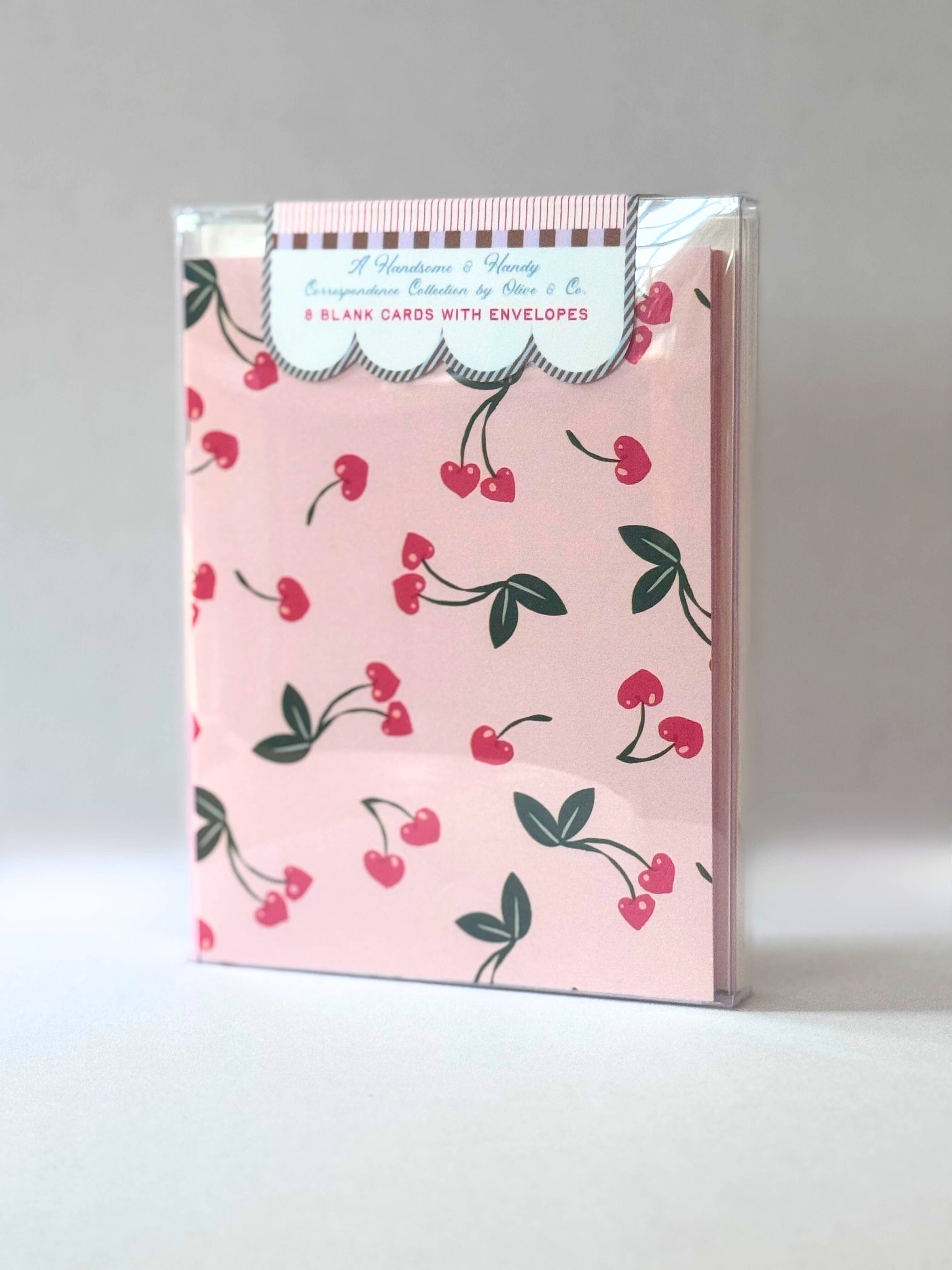 Olive & Company - Wholesale Everyday Greeting Card - Cherry Hearts2