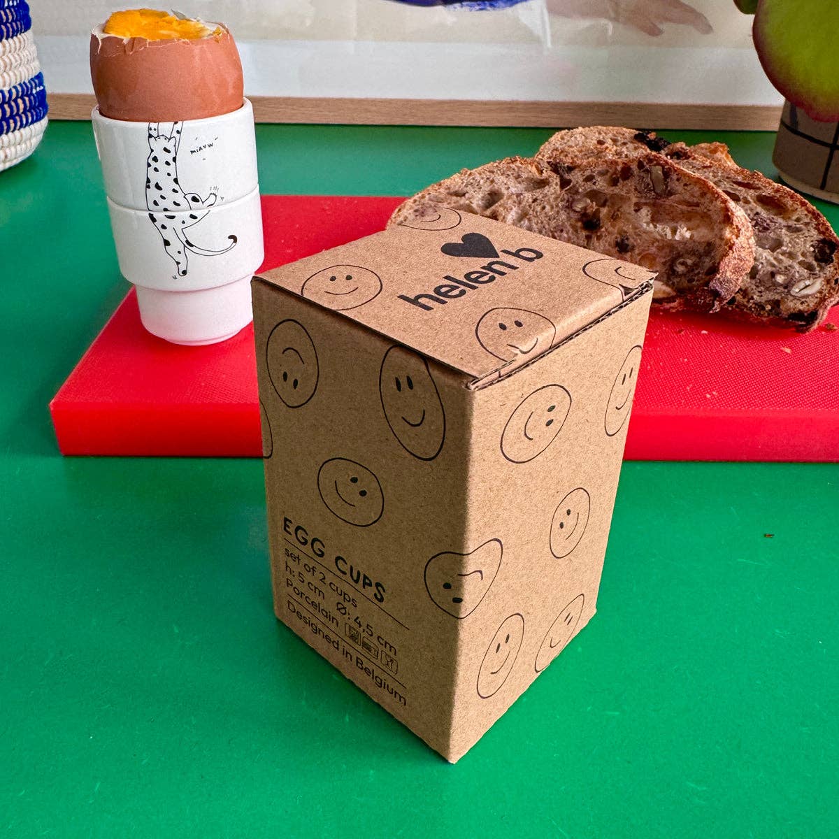 helen b - Wholesale Egg Cup/Holder - egg cup meow (set of 2)2