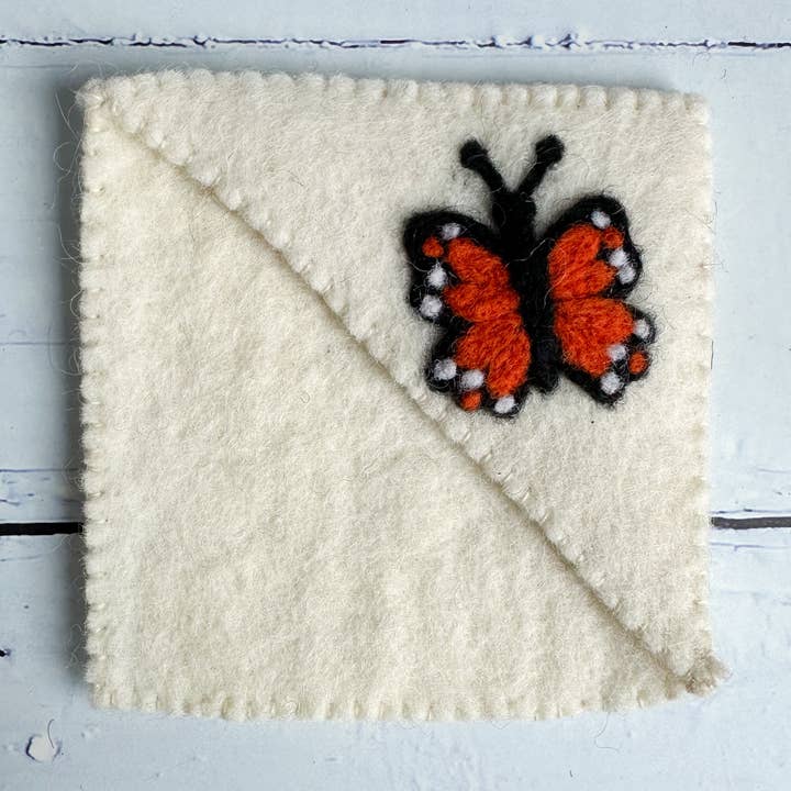 Felt Corner Bookmark - Butterfly for wholesale by Sewing Seeds Play