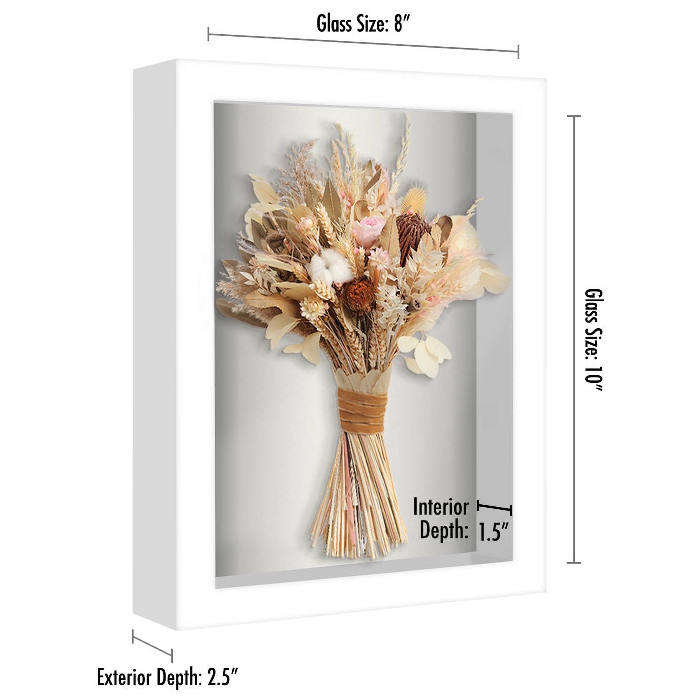 Americanflat - Wholesale Picture Frame - Americanflat Shadow Box Frame with Box Molding41