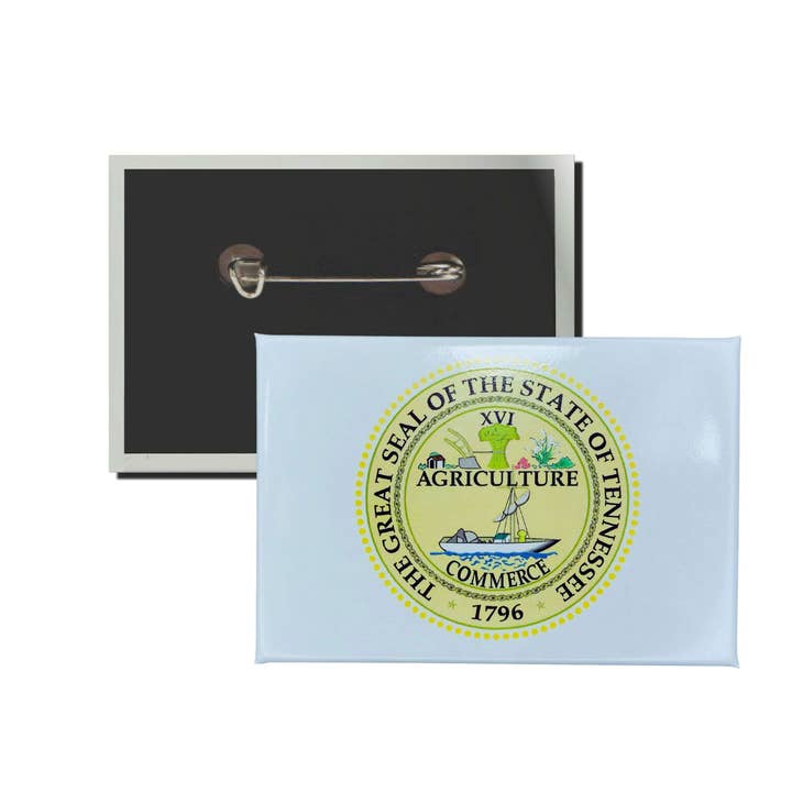 Astur Pins - Venta al por mayor Botón/prendedor - Chapa Horizontal - Escudo Estado Tennessee - USA