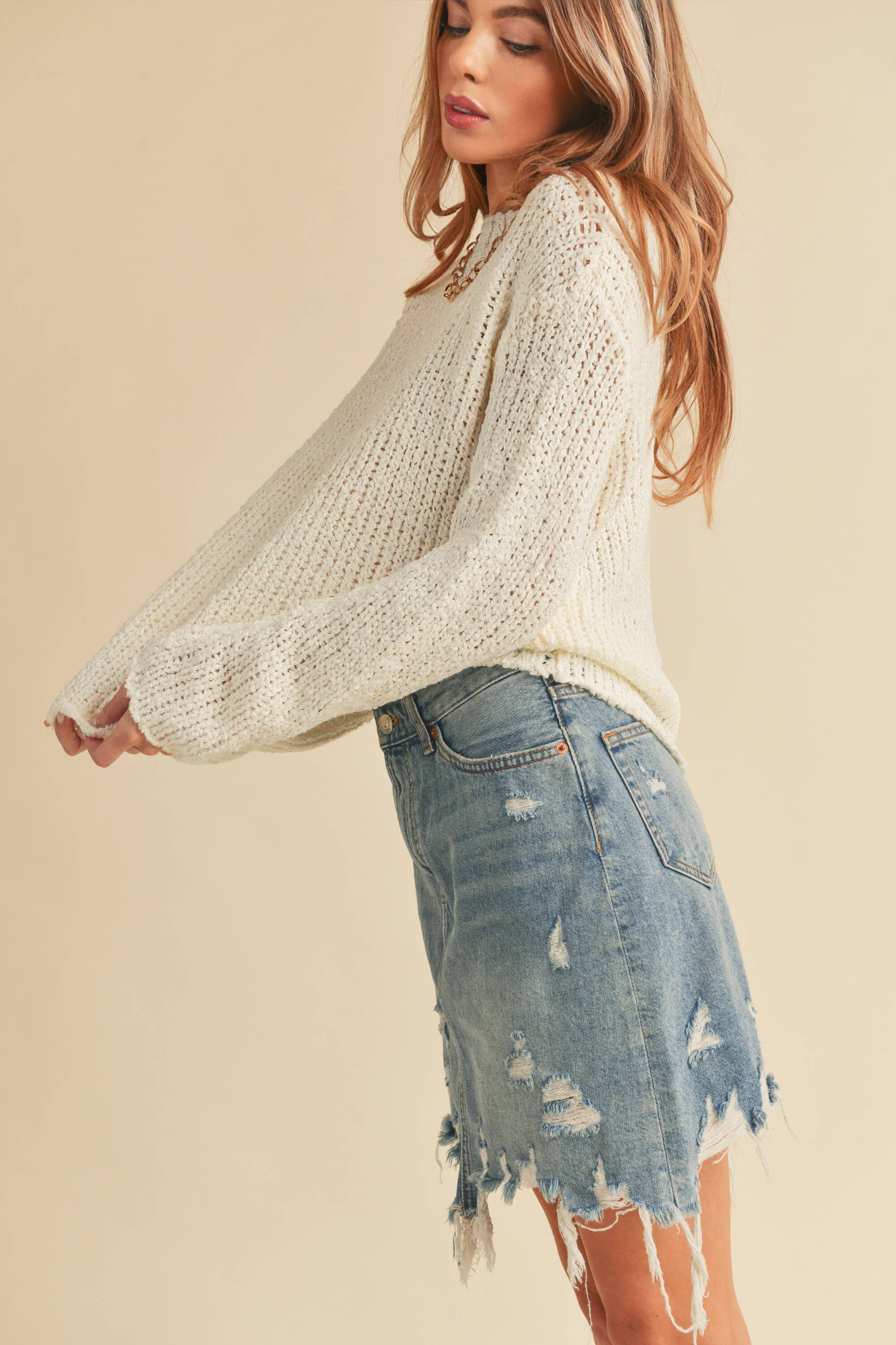 AEMI + CO - Wholesale Knit Sweater - Women's - 3108CK Irma Sweater 671