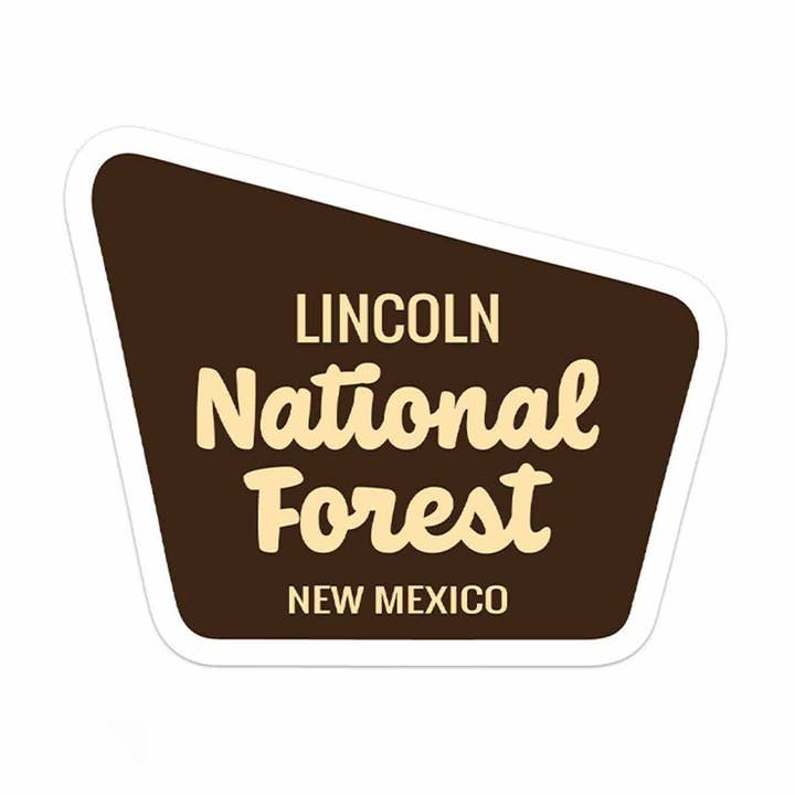 Lincoln National Forest Sticker for wholesale by Albion Mercantile Co.