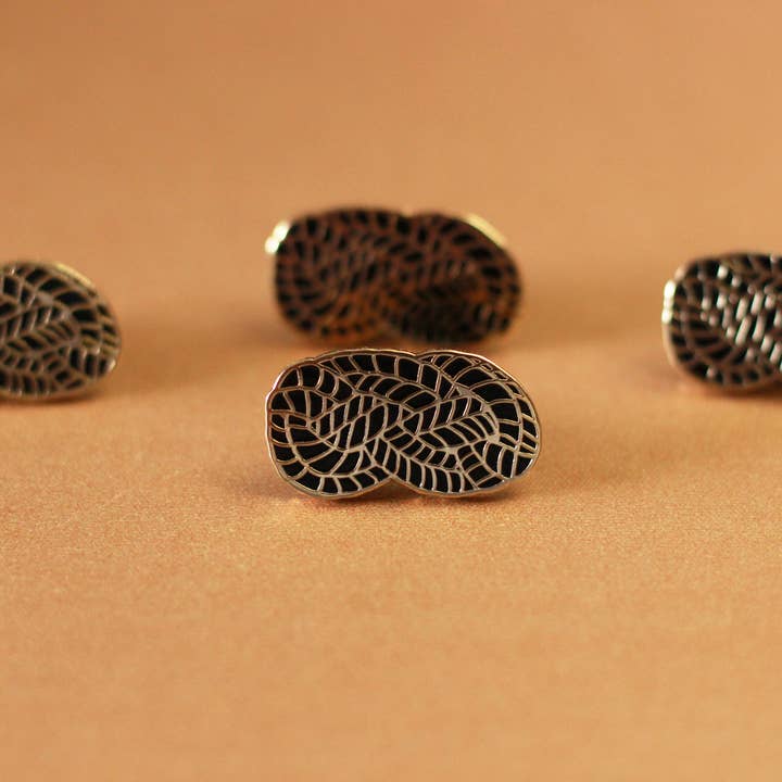 K.E. Antoloci – wholesale Lapel pin/button – Bound Shibari Knot Hard Enamel Pin Kinky Gift BDSM