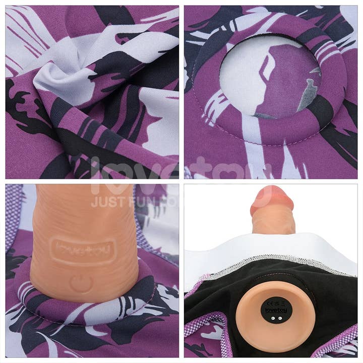 LOVETOY - Wholesale Sex Toy - Purple Unisex Strap on Harness4