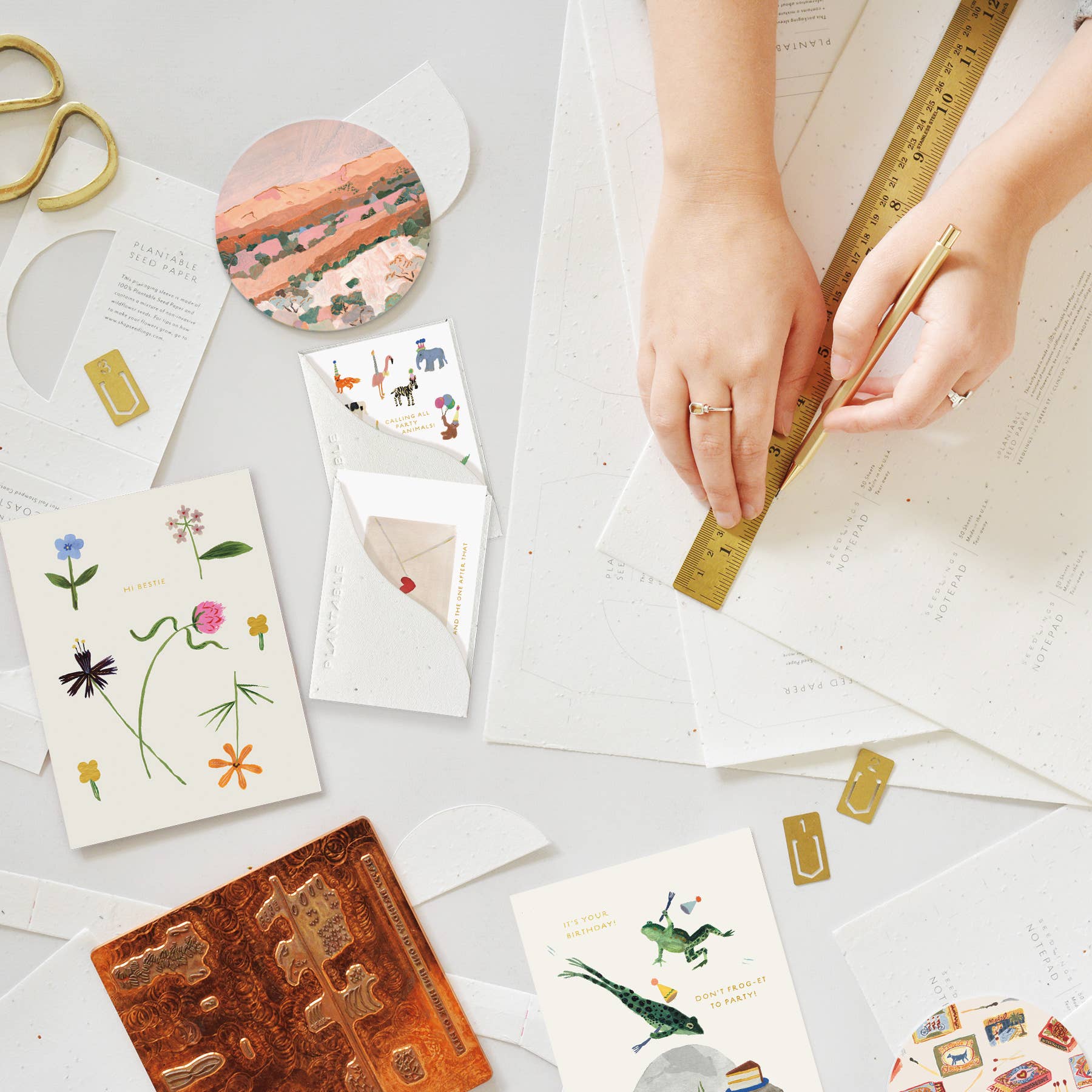 Seedlings - Wholesale Friendship Card - Love Letters Sprout - Love + Friendship Mini Greeting Card5