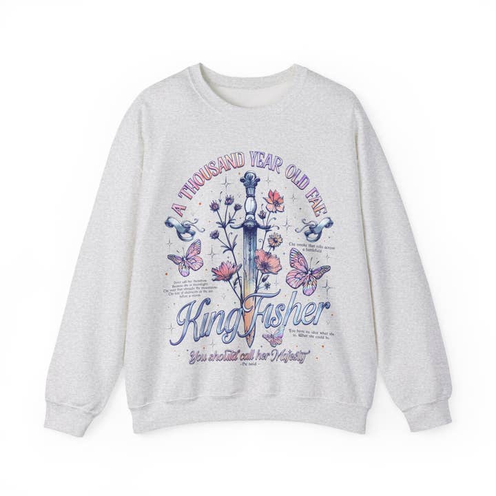 MagicMerchEmporium - Wholesale Graphic Sweatshirt - Women's - Kingfisher "A Thousand Year Old Fae" Sweatshirt6