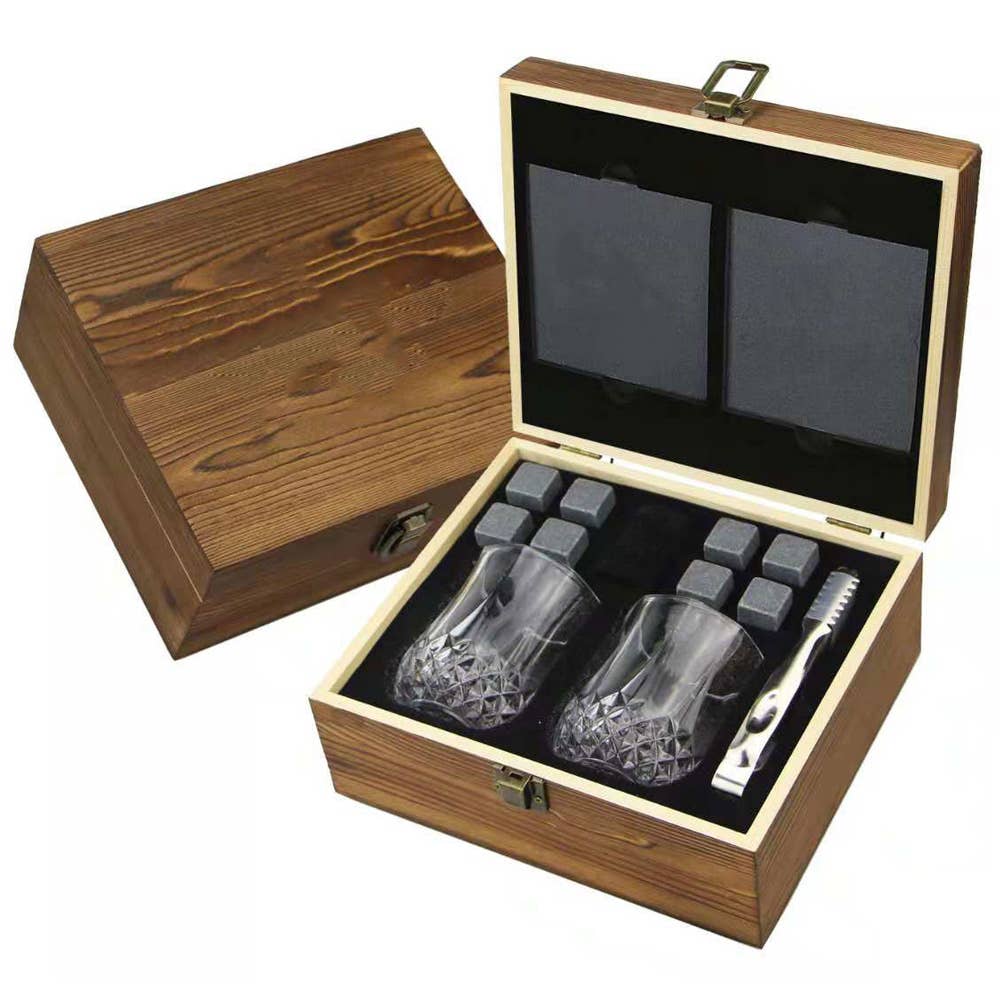 Original Products UK/EU - Vente Verres à cocktail/alcool - Coffret Originale Bar : Verres à whisky et pierres réfrigérantes2