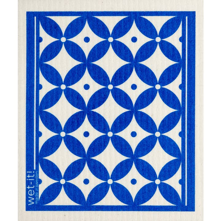 Blue and White Swedish Cloth for wholesale by Wet-it!