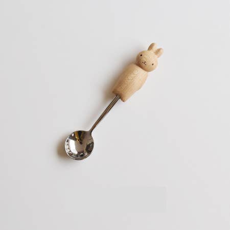 Senser Woodcraft - Wholesale Flatware Set - Hand-Carved Bunny Spoon & Fork – Adorable & Functional Gift2
