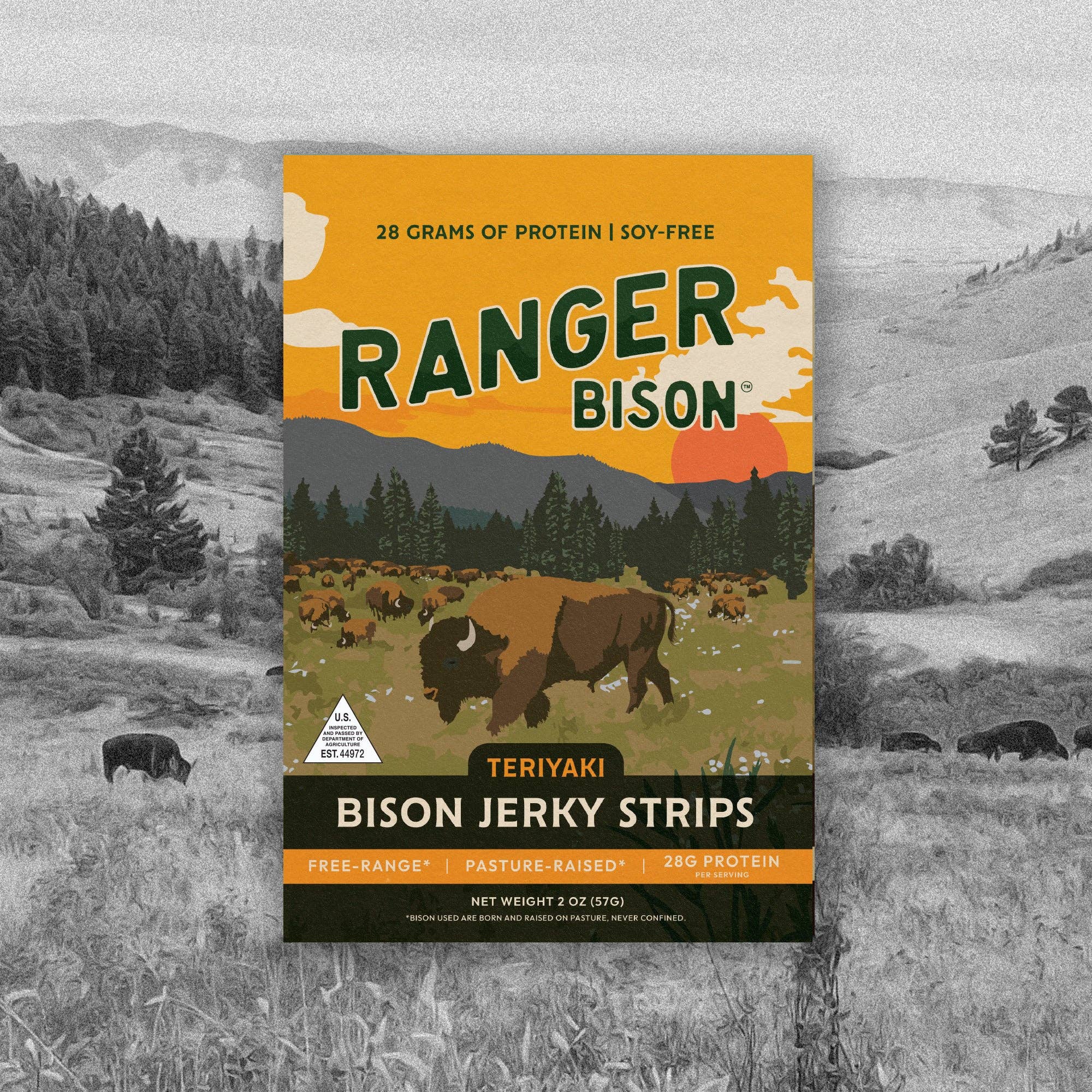 Ranger Bison - Wholesale Jerky - Teriyaki Bison Jerky Strips (Soy-Free)4