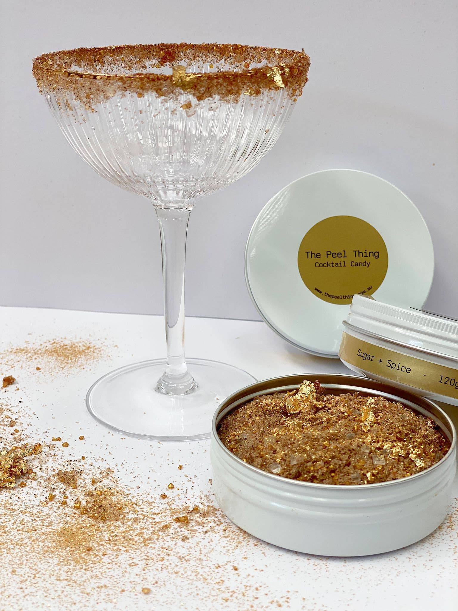 The Peel Thing - Wholesale Cocktail mix/syrup - Cocktail Candy  Sugar Rims - Christmas Sugar + Spice1