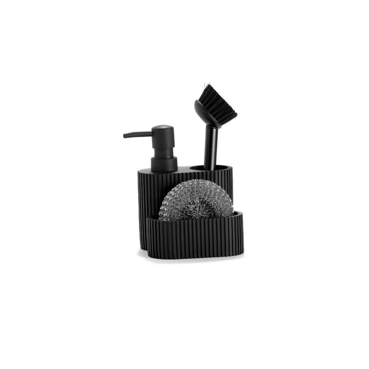 Andrea House - Wholesale Dish Soap - Black resin dishwasher dispenser