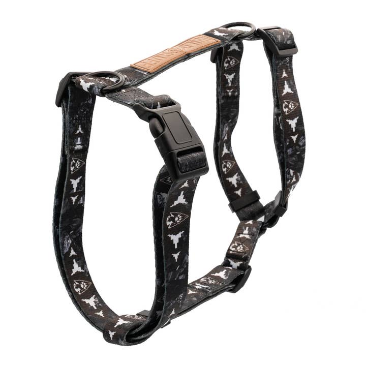 Harnais en obsidienne - noir/blanc pour la vente par Wild & Ruff