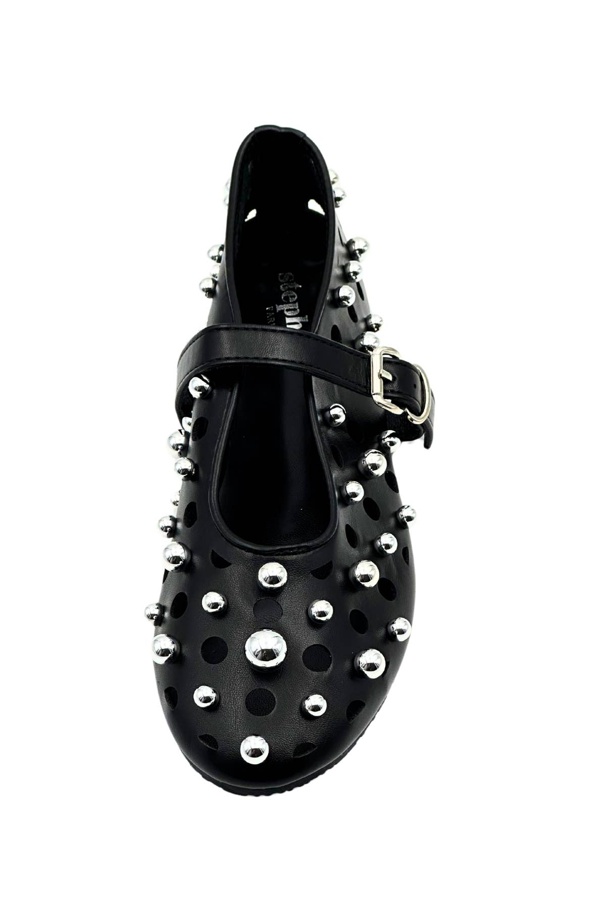 Stephan Paris - Wholesale Flats - Women's - Rock ballerinas with pearl H-1293