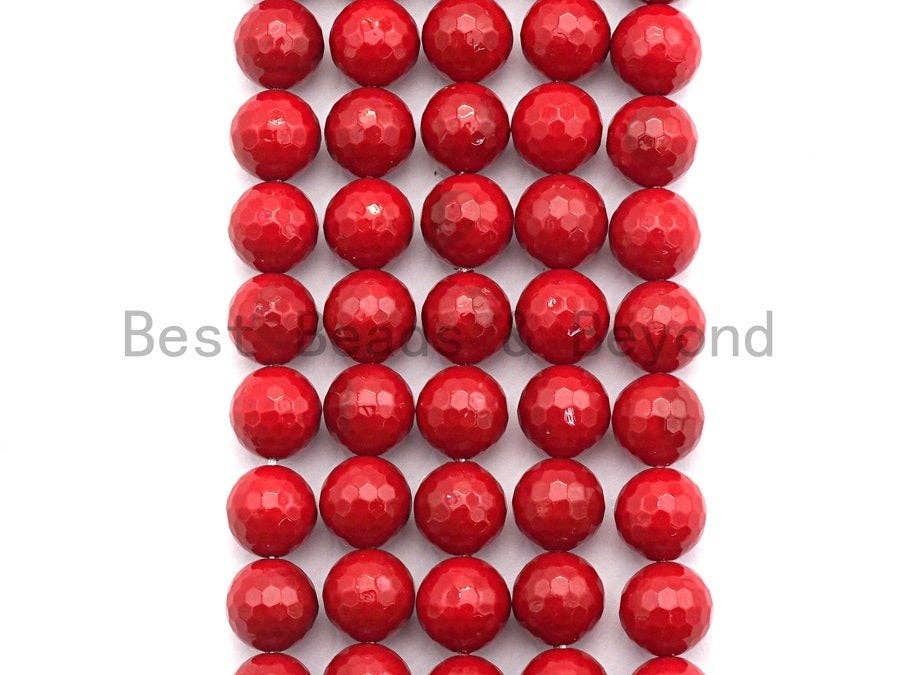 BestBeads&Beyond - Wholesale Beads - Quality Red Mother of Pearl beads,6mm/8mm/10mm/12mm/14mm Pea2