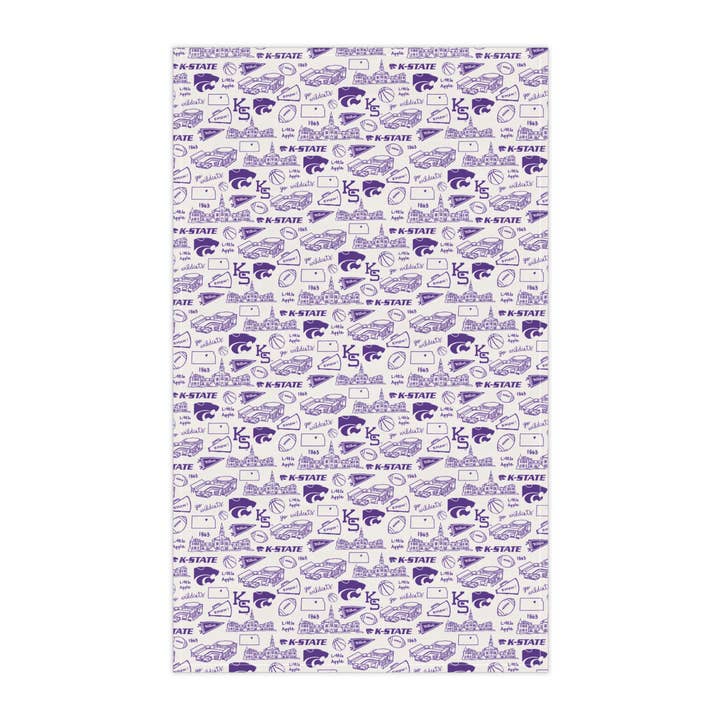 Kansas State Cotton Kitchen Towel for wholesale by Victory Lap