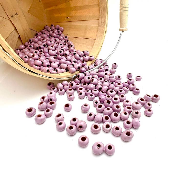 Bulk Beads - Rustic Lavender for wholesale by Haiti Fair Trade- Papillon Marketplace