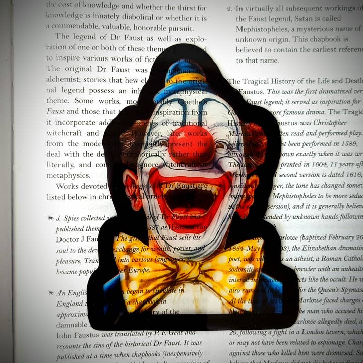 Dark Veinlet - Venta al por mayor Marcapáginas - Borrar marcador - espeluznante payaso circo freakshow gótico horror
