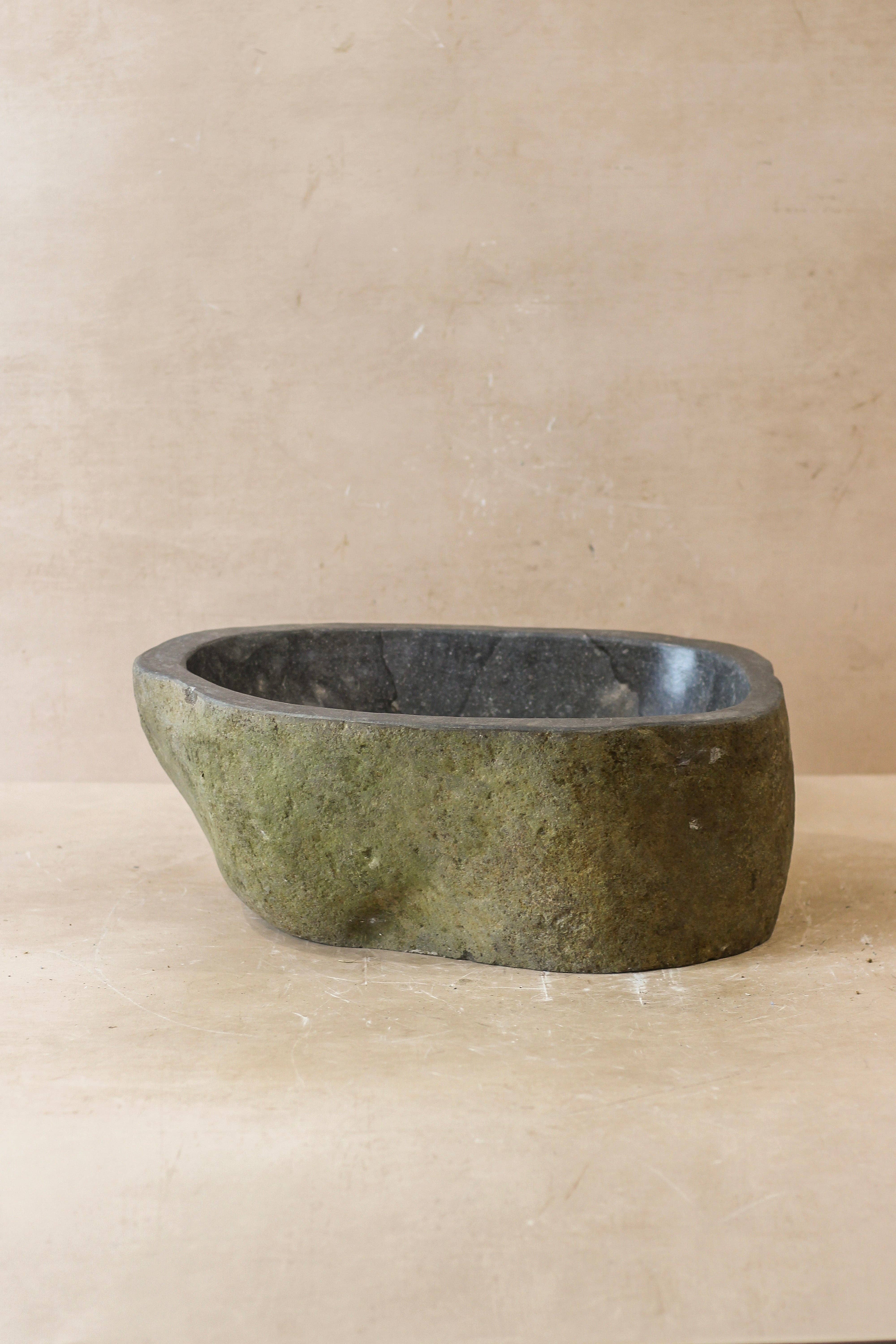 Botanical Boys - Wholesale Bathroom Accessory Set - Riverstone Wash Basin Sink - no 72