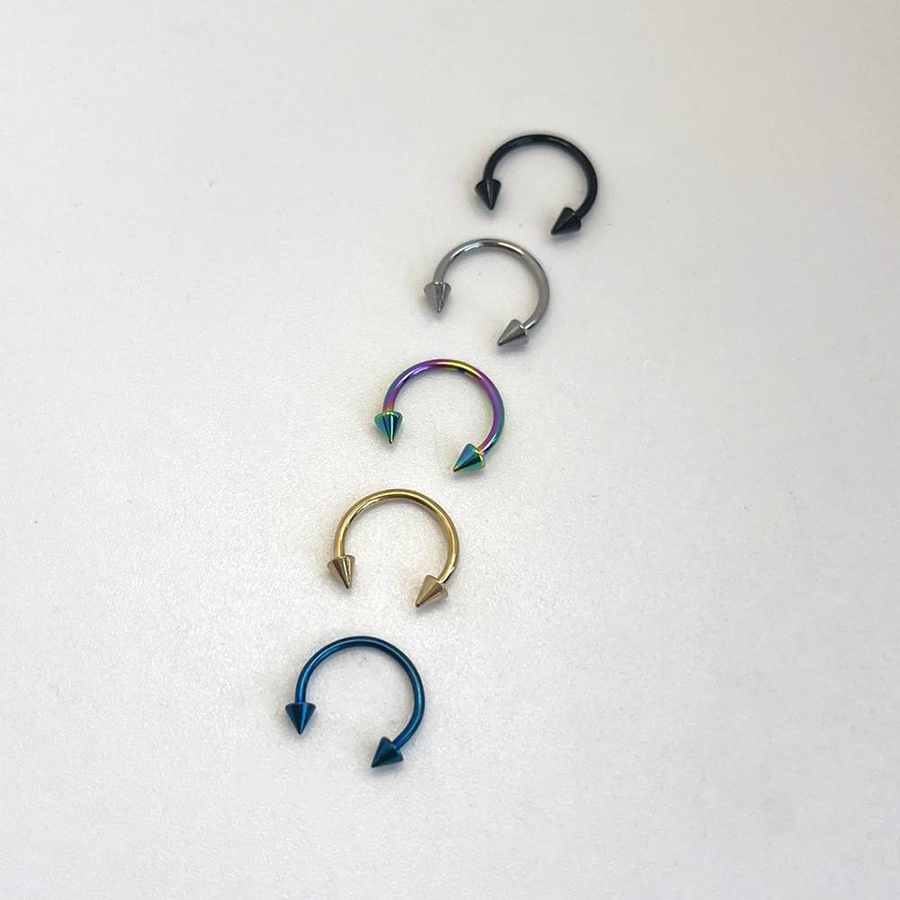 VIE - Wholesale Nose Ring - Horseshoe Nose Rings, Stainless Steel, Pack of 53