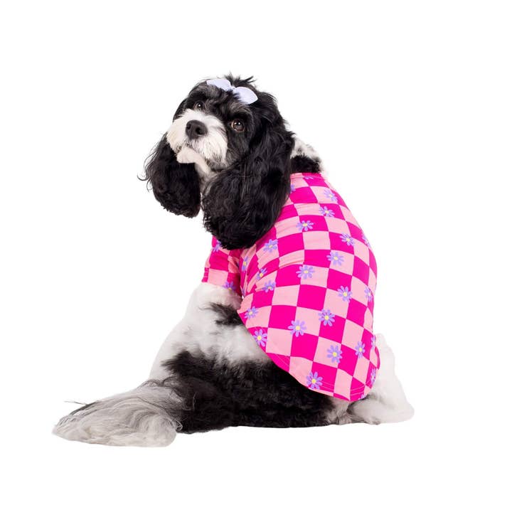 Vibrant Hound - Venta al por mayor Camisa para mascota - Perros - Camiseta refrescante Dreaming of Daisys para perro10