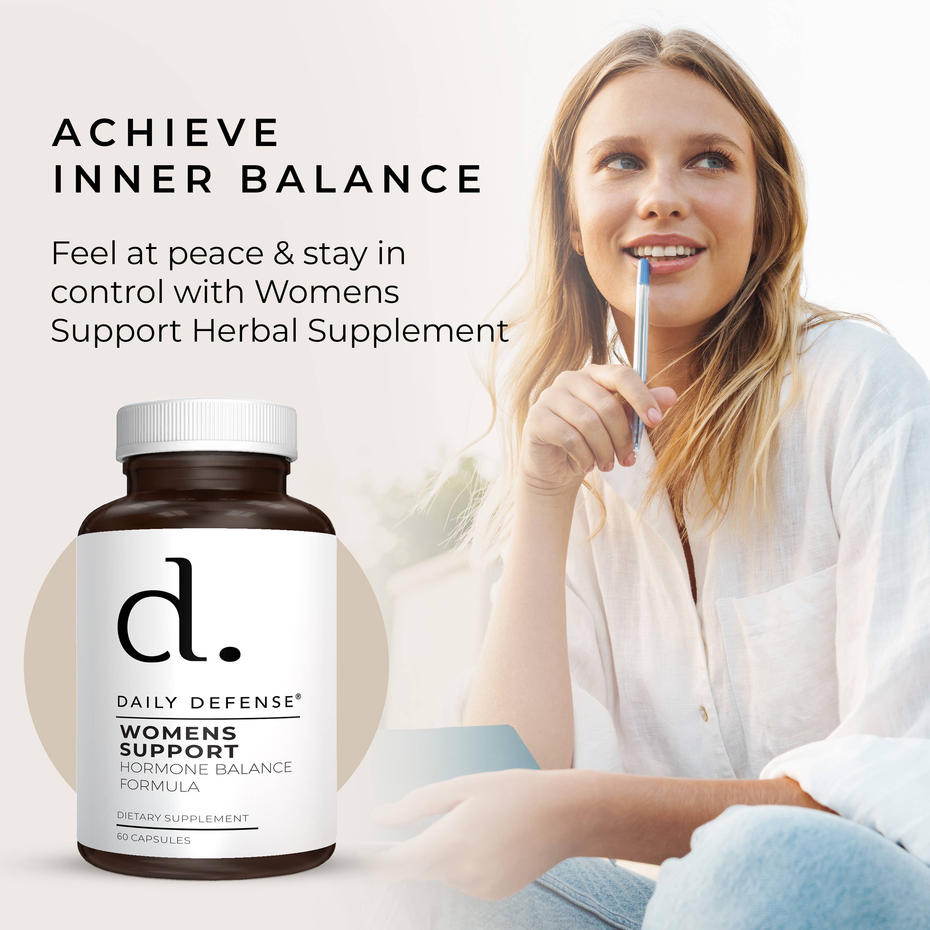 DAILY DEFENSE - Wholesale Oral Supplement/Vitamin - MENOPAUSE SUPPORT Hormone Balance Formula For Women3