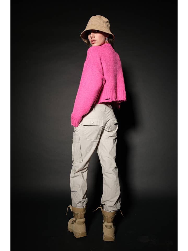 Signature 8 - Wholesale Knit Sweater - Women's - CROP SWEATER S62351