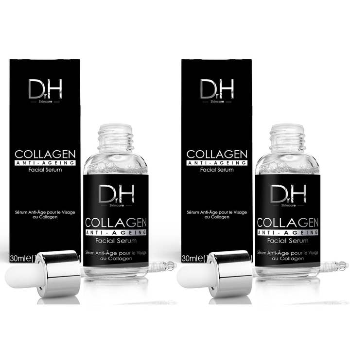 Anti-Ageing Collagen Facial Serum 30ml x 2 Duo Pack for wholesale by F&J USA LLC - Dr Botanicals - skinChemists