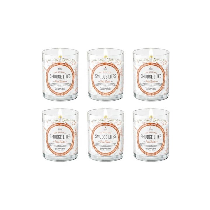 Designs by Deekay Inc. - Wholesale Votive Candle - 'Smudge Lites' Palo Santo Votive Smudge Candle (6)