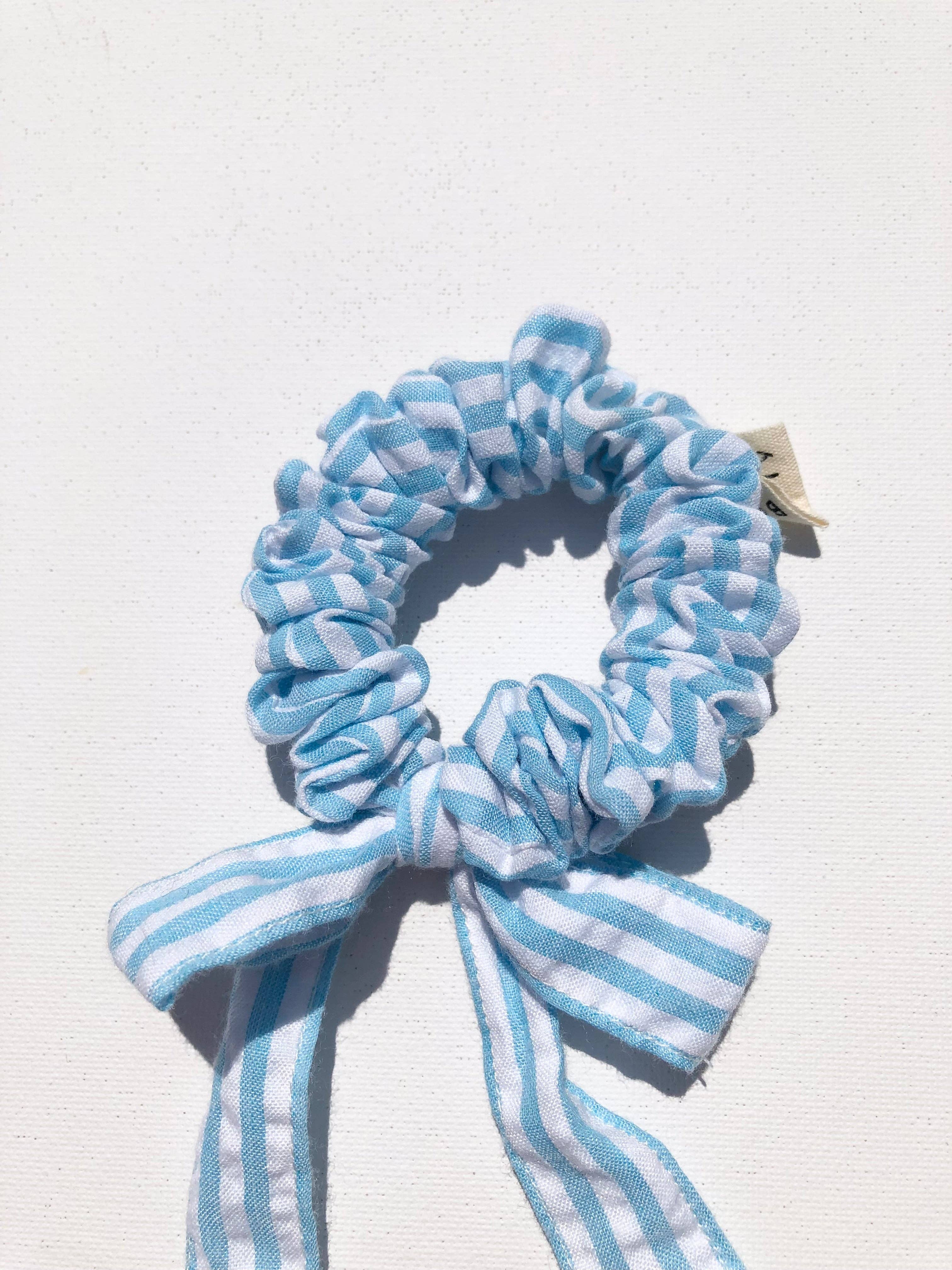 Billy Bamboo - Wholesale Scrunchie - Women's - STRIPE BOW SCRUNCHIES3