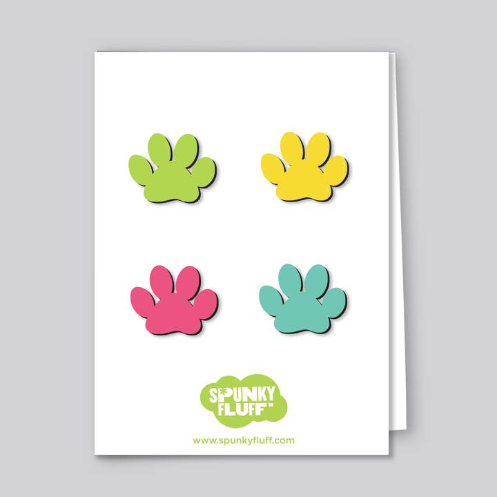 Spunky Fluff - Wholesale Magnet - Paw Print Magnets Mini, Dog Paw Magnets, Cute mini pet paws6