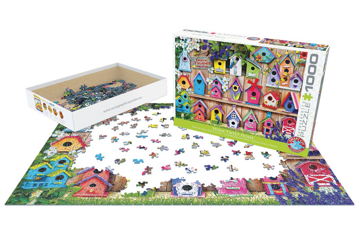 Eurographics Puzzles Europe - Wholesale Puzzle - Adult - Home Tweet Home (Birdhouses)2
