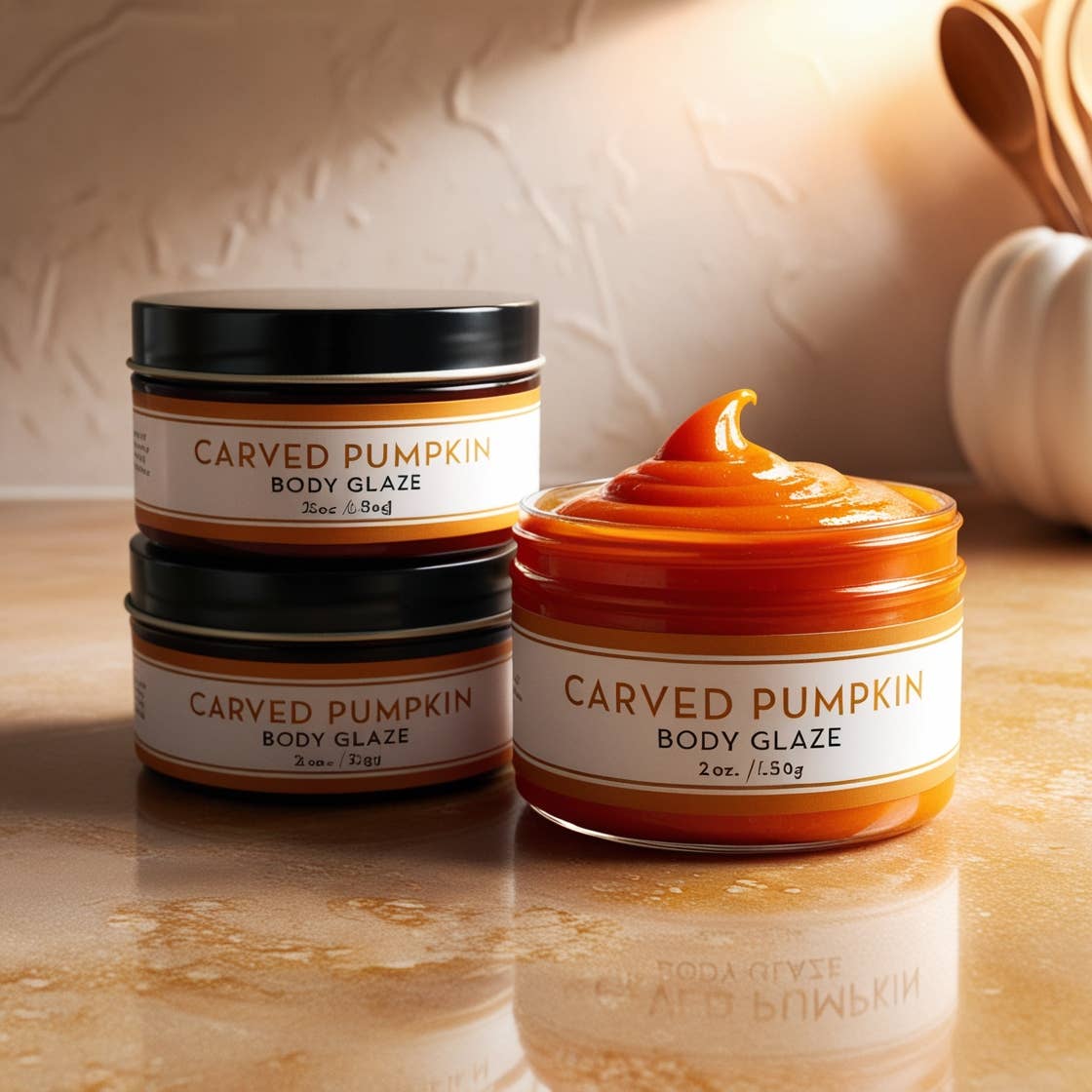 Beautique Goals - Wholesale Body Cream/Lotion - Carved Pumpkin Body Glaze: Illuminate Your Autumn Glow2