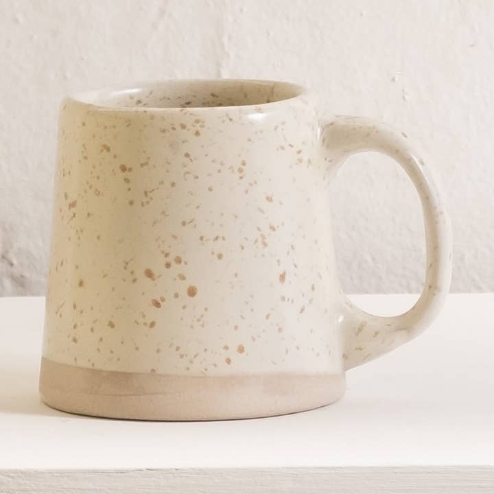 Andres Angled Dipped Mug - Cream for wholesale by INARTISAN