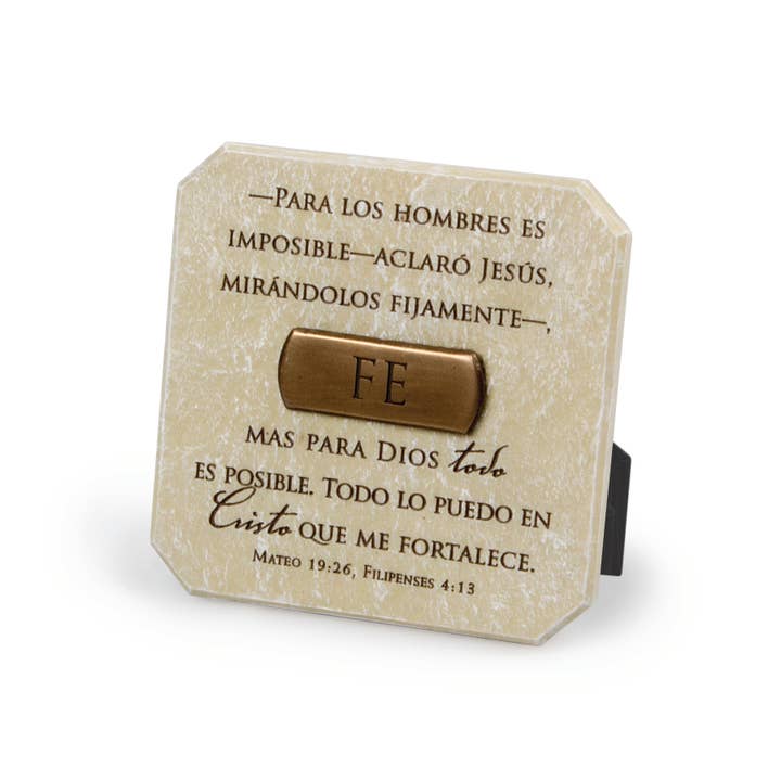 LCP Spanish Plaque Bronze Title Bar Fe for wholesale by Magnolia