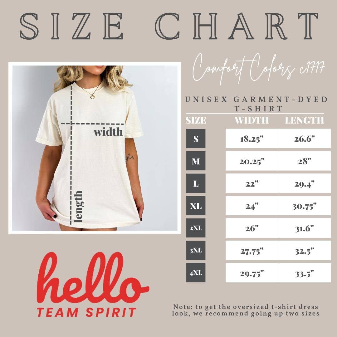 Hello Team Spirit – wholesale Tunika - Dam – Cincinnati Fotboll Vintage Comfort Colors T-shirt1