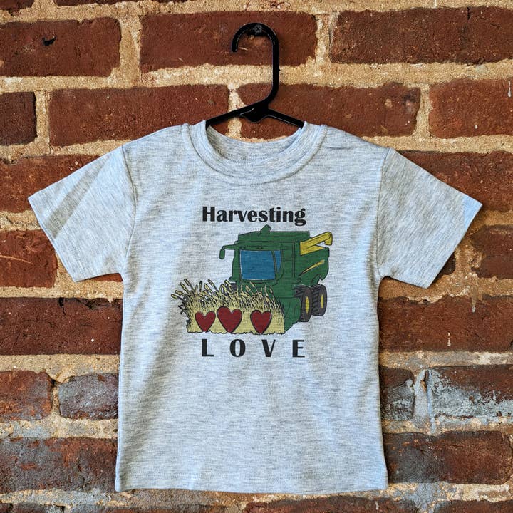 Barefoot Baby - Vendita all'ingrosso Maglietta serigrafata - Bambini - Raccolta d'Amore Abbigliamento di San Valentino Bambini della Fattoria Occidentale
