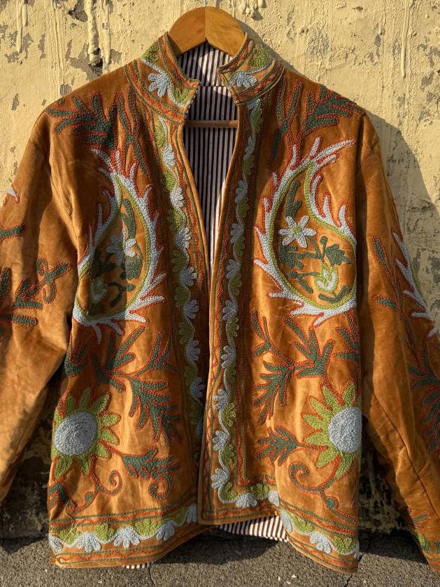 GYPSY STUDIO - Wholesale Jacket - Women's - Handcrafted Cotton Suzani Jacket Bohemian Style Coat0