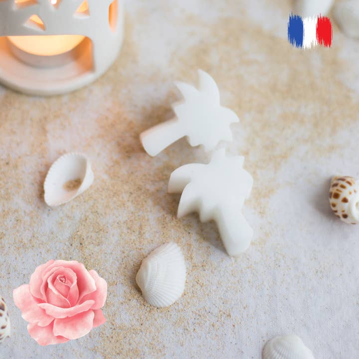 Fondants parfumés à la ROSE pour brûle parfum pour la vente par Archipel Parfums